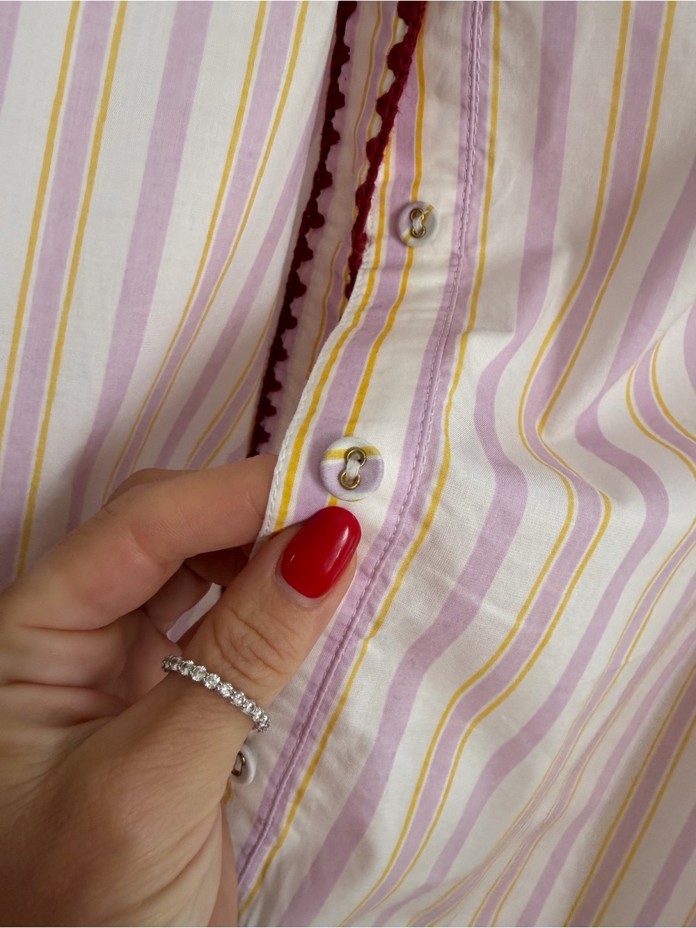 Carolina K Striped Shirt Size Small - Picture 8 of 8